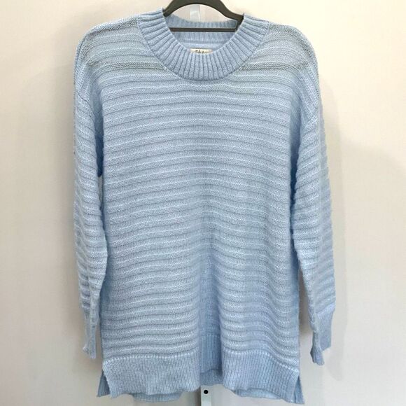 Light Blue Light Weight Sweater by Style&Co Semi Sheer Size Large - Picture 7 of 10